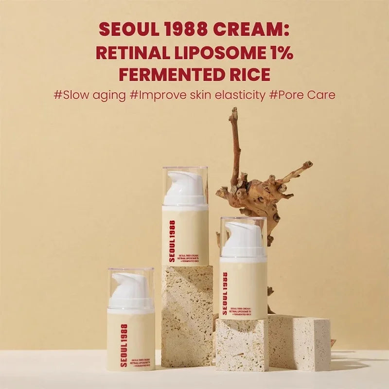 Sheromom's Korean Brand Skin Care Set Seoul 1988 Anti-aging Brightening Eye Cream Sunscreen Anti-wrinkle Essence Rice Cream Essence Water