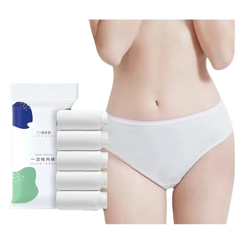 Seromom's comfortable Disposable Panties Ladies Maternity Panties Confinement Postpartum Sterile Shorts Convenient Travel Travel Disposable Panties