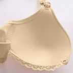Postpartum Feeding Women Lingerie Practical Dusty Pink Ribbed Bra Maternity Nursing Front Closure Lightweight Push Up Underwear