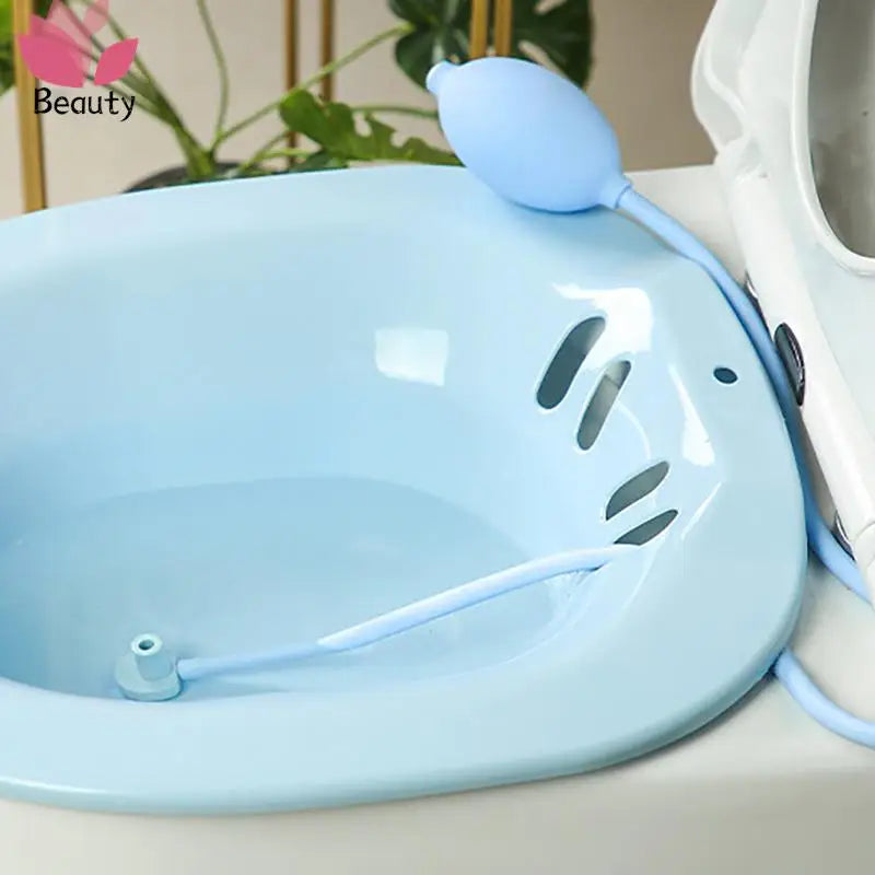 Sheromom's 1Pcs Toilet Seat Bidet Sitz Bathtub Postpartum Care Disabled Basin Perineal Soaking No Squatting