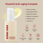 Sheromom's Korean Brand Skin Care Set Seoul 1988 Anti-aging Brightening Eye Cream Sunscreen Anti-wrinkle Essence Rice Cream Essence Water