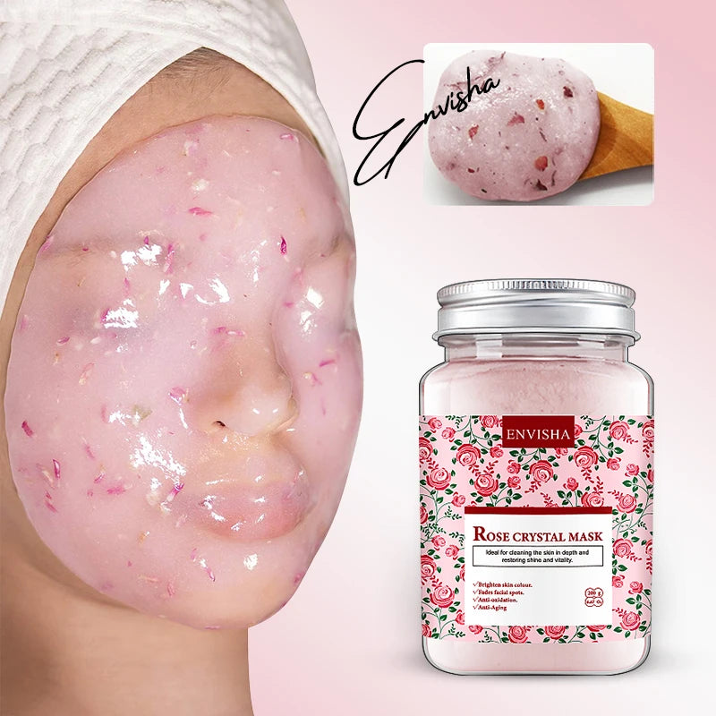 Sheromom's Skin Care Products Facial Crystal Mask Anti-Wrinkle Aging Chamomile Jasmine Rose Moisturizing Shrink Pores Remove Acne Whitening