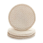 Sheromom's 4pcs Reusable Nursing Breast Pads Washable Soft Absorbent Baby Breastfeeding Breast Cotton Pads for Pregnant Women