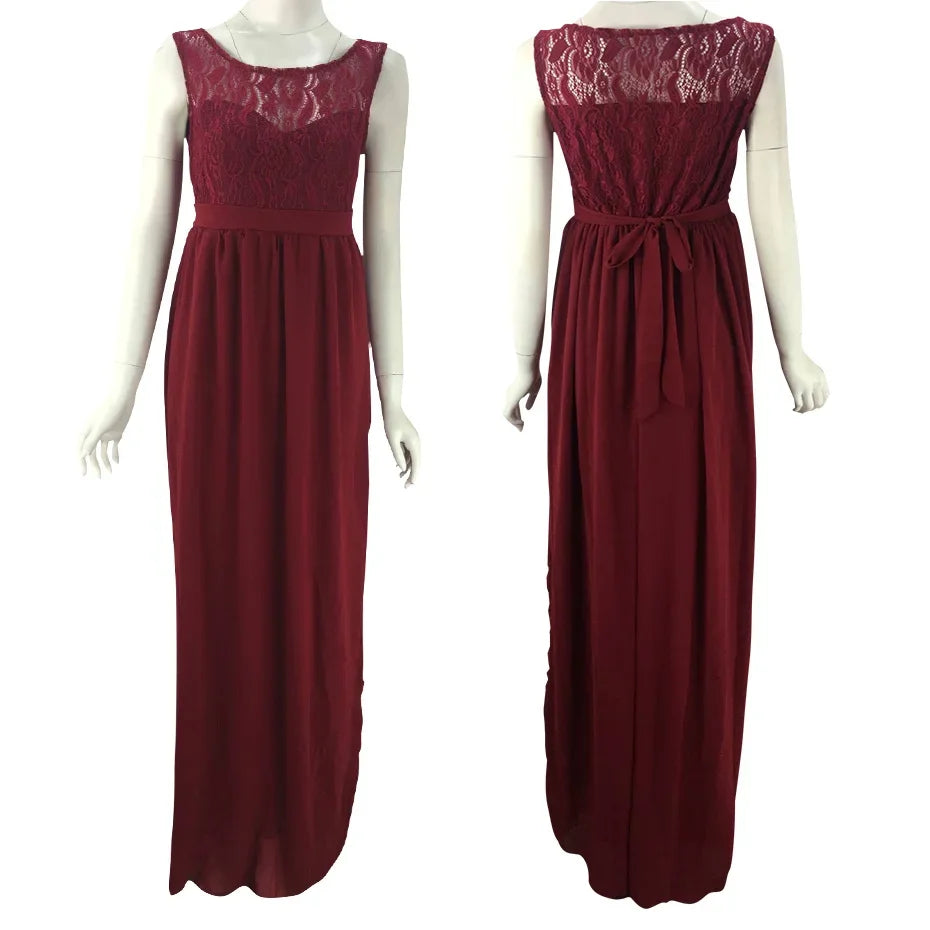 Sheromom's Pregnant Mother Photography Props Pregnancy Dress Maternity es for Photo Shoot Women   Lace Maxi Gown Clothing