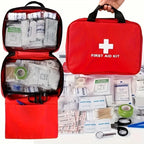 Sheromom's First Aid Kit, Premium Compact Trauma Medical Kits for Any Emergencies, Ideal for Home, Office, Car, Travel, Outdoor, Camping,