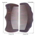 Sheromom's Natural Birth Wooden Comb - Sandalwood Pregnancy Labor Essential for First Time Moms Must-Have Birthing Gift Wooden Tool