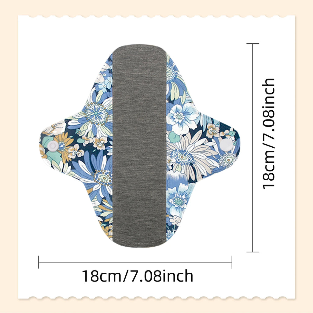 Sheromom's Baby show 3pcs Menstrual Postpartum Reusable Panty Liner Graphene Daily Pads Period Relief Women Care Reusable Sanitary Cloth Pad