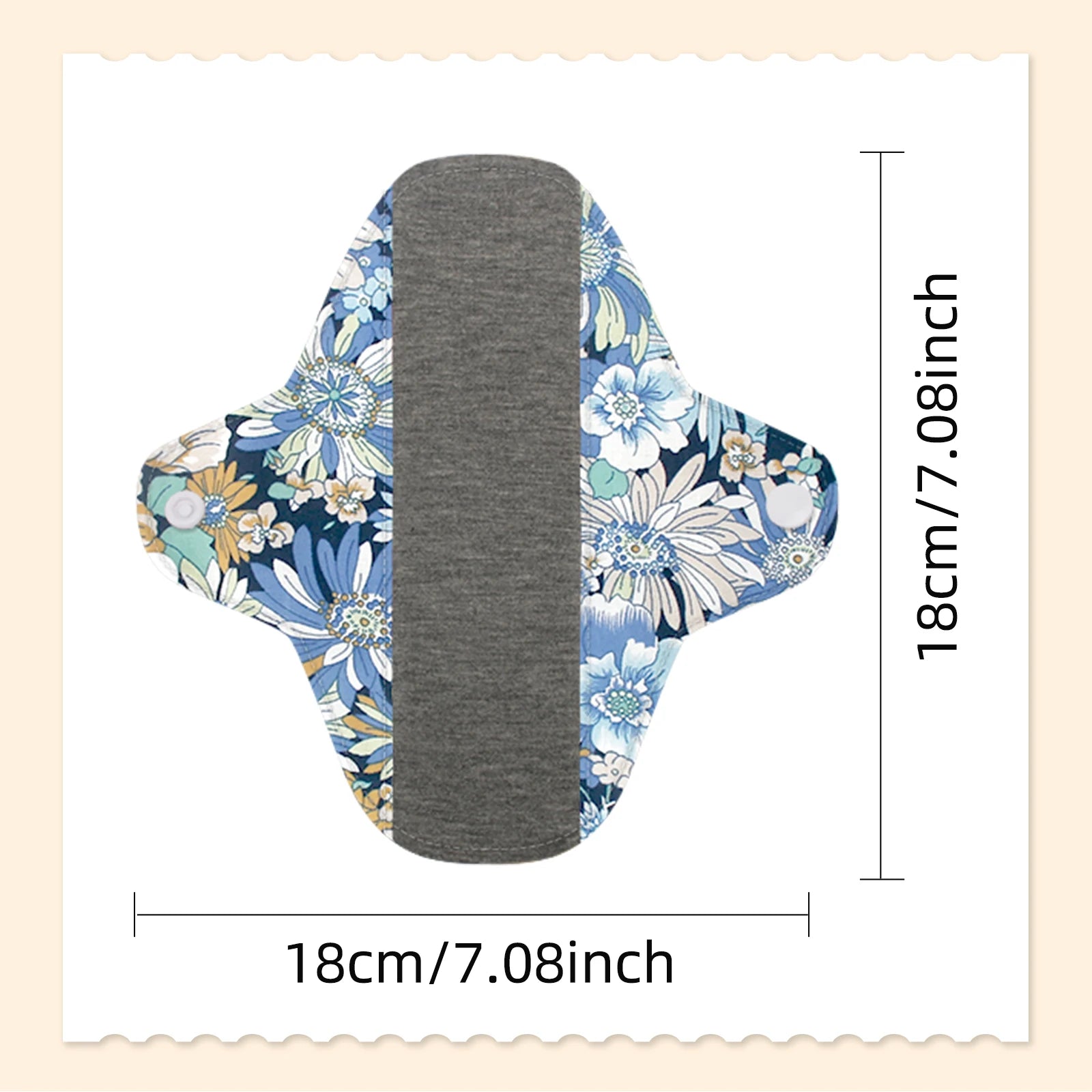 Sheromom's Baby show 3pcs Menstrual Postpartum Reusable Panty Liner Graphene Daily Pads Period Relief Women Care Reusable Sanitary Cloth Pad