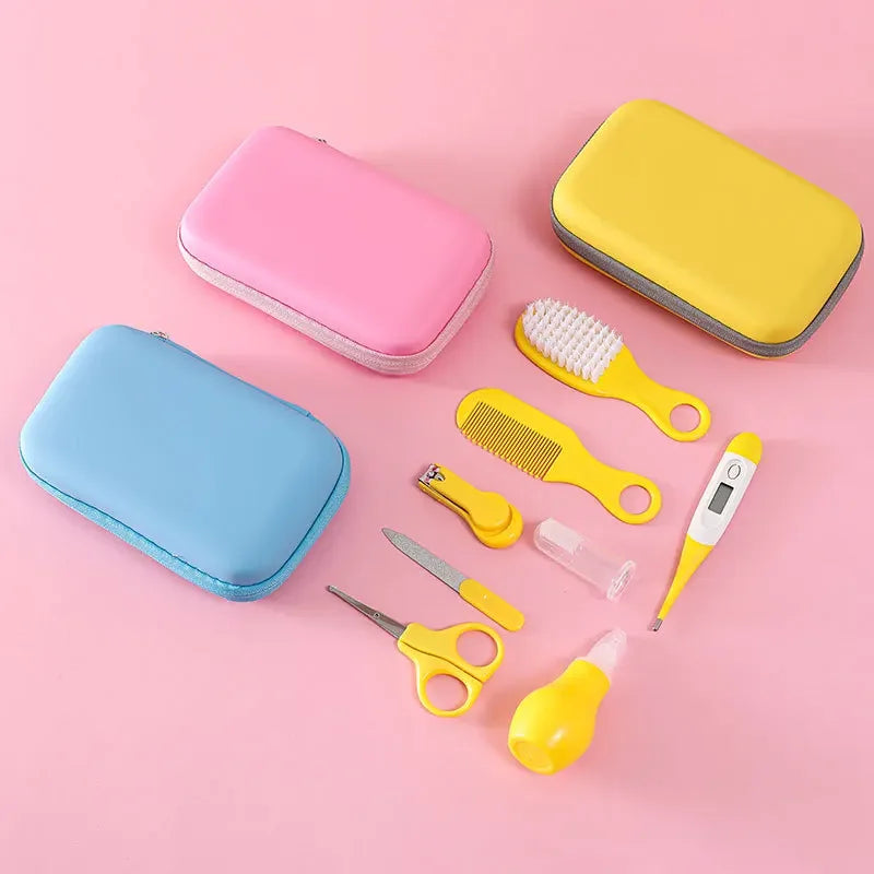 Sheromom's Baby Care Kit (8PCS) - Hospital-Grade Nail Clippers, Soft Brush, Safety Nasal Aspirator, Gentle Comb & | Newborn Essentials