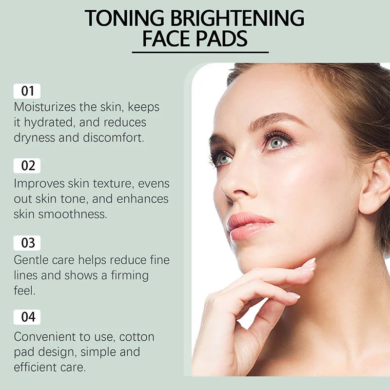Sheromom's Korean Skin Care Cleansing Cotton Pads Centella Asiatica Niacinamide Peptide Daily Deep Hydrating Moisturizing Toner Cotton Pads