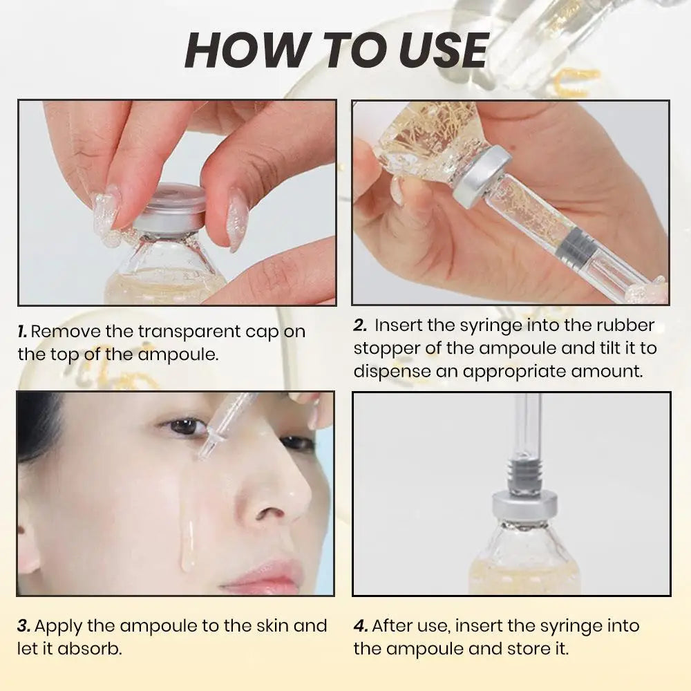 Sheromom's Korean Peptide Silk Collagen Face Serum Deep Intensive Revitalizing Essence Cream Peptide Firming Face Women Hydrating Care 30ml