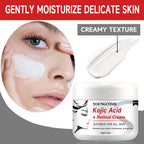 Sheromom's Kojic Acid+Retinol Cream,Anti-aging Cream Remove,Smooth wrinkles Face Cream For Moisturizer Whitening Brighten Skin Products