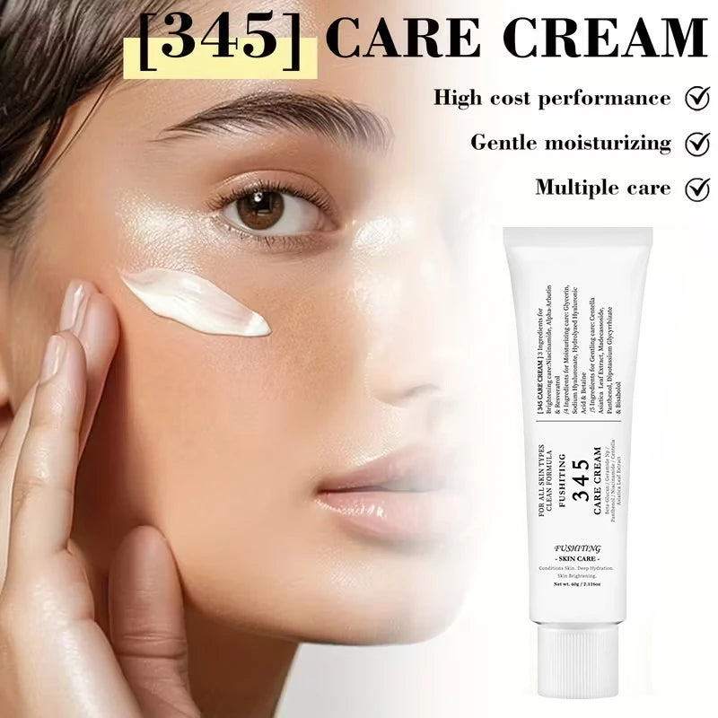 Sheromom's Brand 345 Face Cream Korean Skincare Skin-softening Moisturize FaceCream Gentle Repairing Suitable For Sensitive Skin Face Cream