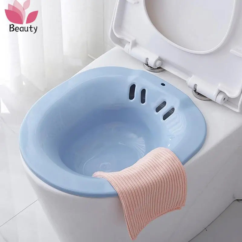 Sheromom's 1Pcs Toilet Seat Bidet Sitz Bathtub Postpartum Care Disabled Basin Perineal Soaking No Squatting