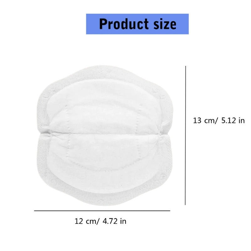 Sheromom's 100Pcs Disposable Nursing Breast Pads Soft Absorbent Leak Proof Comfortable Pads