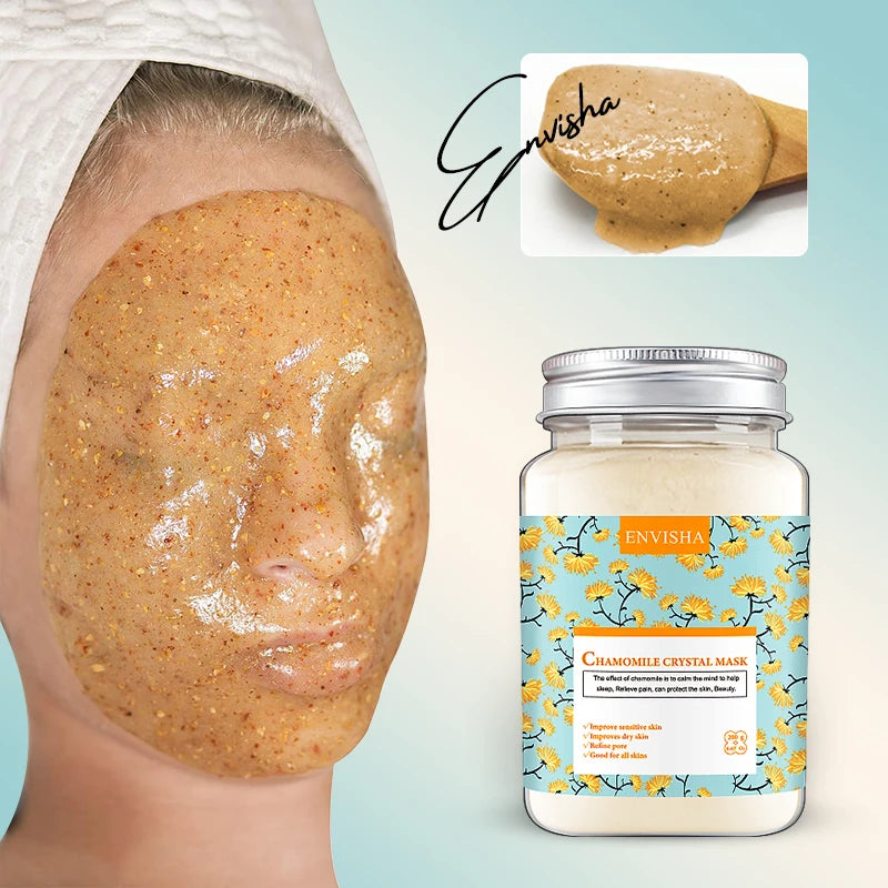 Sheromom's Skin Care Products Facial Crystal Mask Anti-Wrinkle Aging Chamomile Jasmine Rose Moisturizing Shrink Pores Remove Acne Whitening