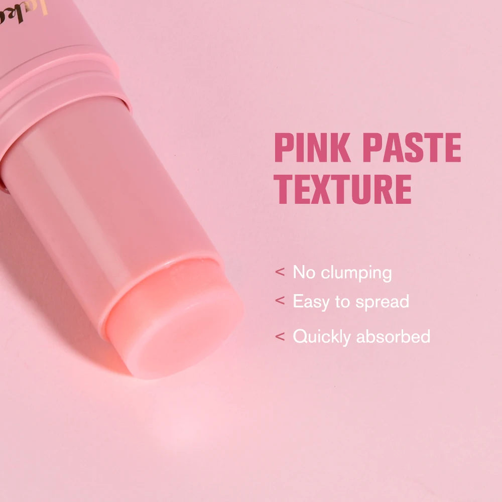 Sheromom's Korean Pink Hydrating Stick Extract Deep Hydrating Facial Skin Multi-functional Pink Balm Stick Skin Care Makeup Base Products