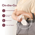 Sheromom's Mom Cozy Ultra-Thin Disposable Nursing Pads, Ultra-Absorbent and Breathable Portable Breast Pads for Mothers, Individually Packaged