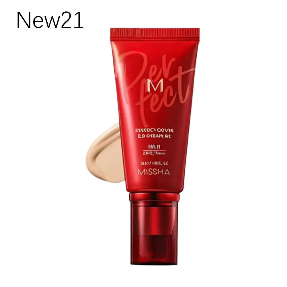 Sheromom's Original Korean Cosmetic BB Liquid Foundation Concealer Cream Facial Makeup Skin-Nourishing Waterproof Oil Control Long-lasting