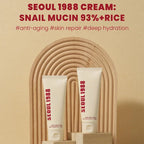 Sheromom's Korean Brand Skin Care Set Seoul 1988 Anti-aging Brightening Eye Cream Sunscreen Anti-wrinkle Essence Rice Cream Essence Water
