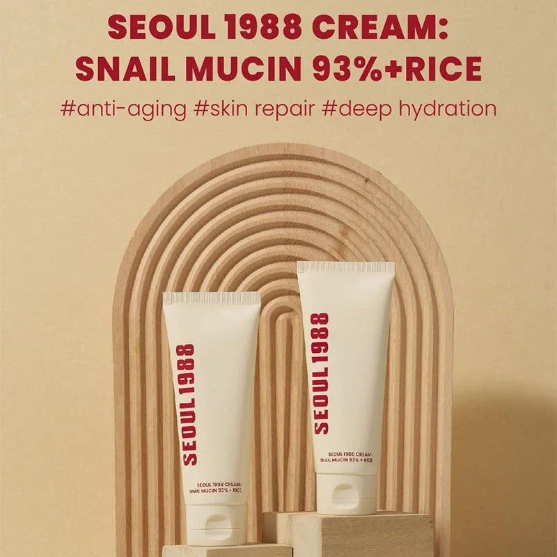 Sheromom's Korean Brand Skin Care Set Seoul 1988 Anti-aging Brightening Eye Cream Sunscreen Anti-wrinkle Essence Rice Cream Essence Water