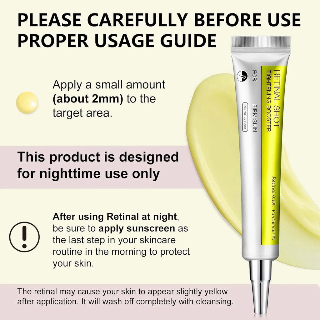 Sheromom's Korean Retinol Tightening Face Serum Firming Wrinkles Eye Cream Hydrating Remove Dark Circles Moisturizer Beauty Skin Care