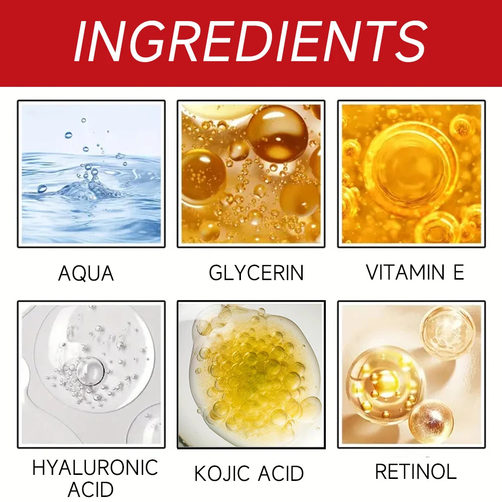 Sheromom's Kojic Acid+Retinol Cream,Anti-aging Cream Remove,Smooth wrinkles Face Cream For Moisturizer Whitening Brighten Skin Products