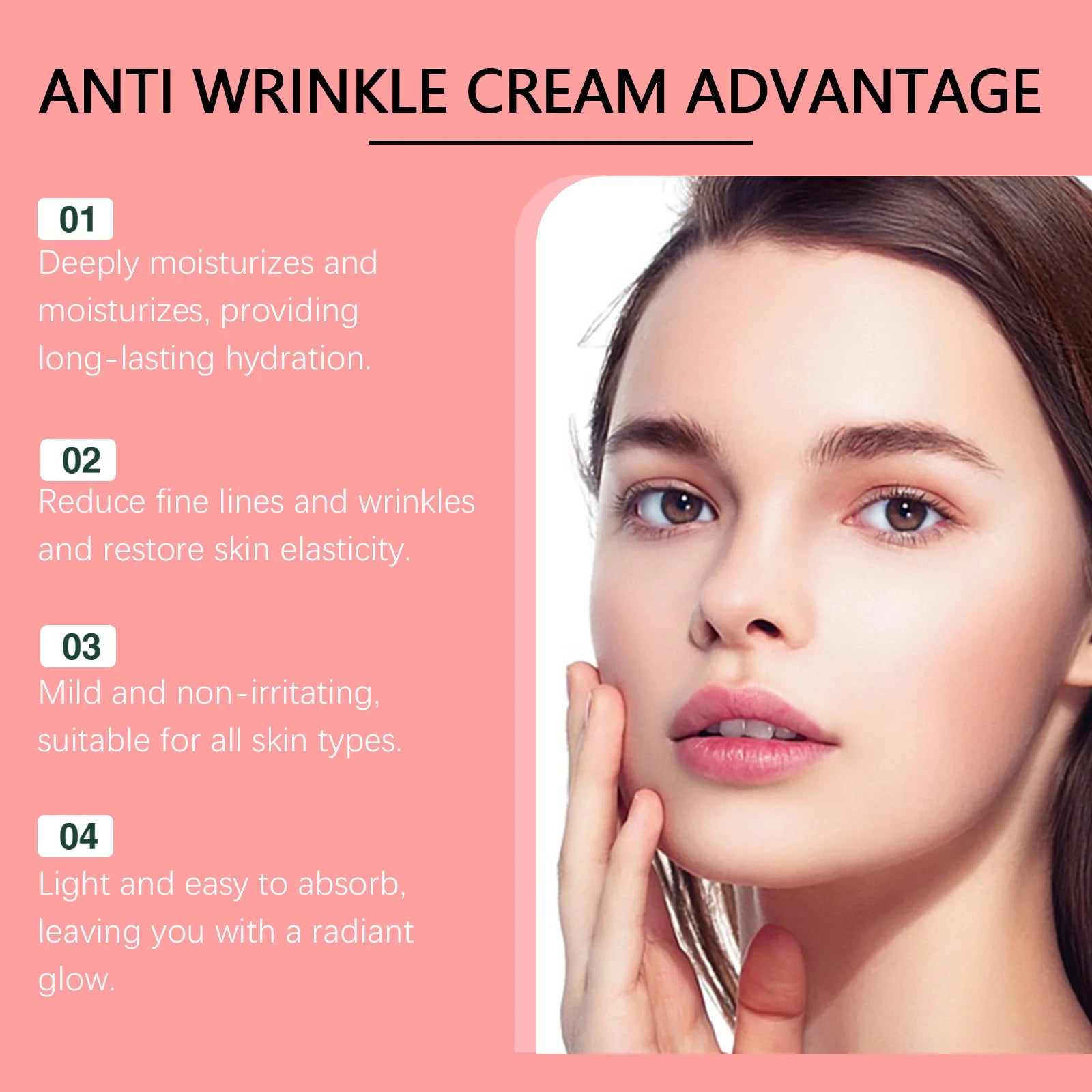 Sheromom's Brightening Face Cream Fade Blemish Glowing Moisturizing Firming Lightening Dark Rejuvenating Hydrating Korean Skin Care Product