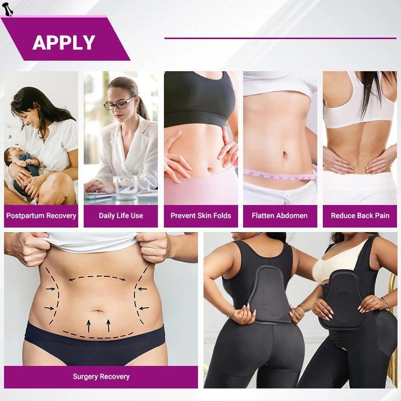 Sheromom's 1 Pcs Post Surgery Lipo Foam Compression Tummy Abdominal Control Ab Board for Liposuction Postpartum Recovery