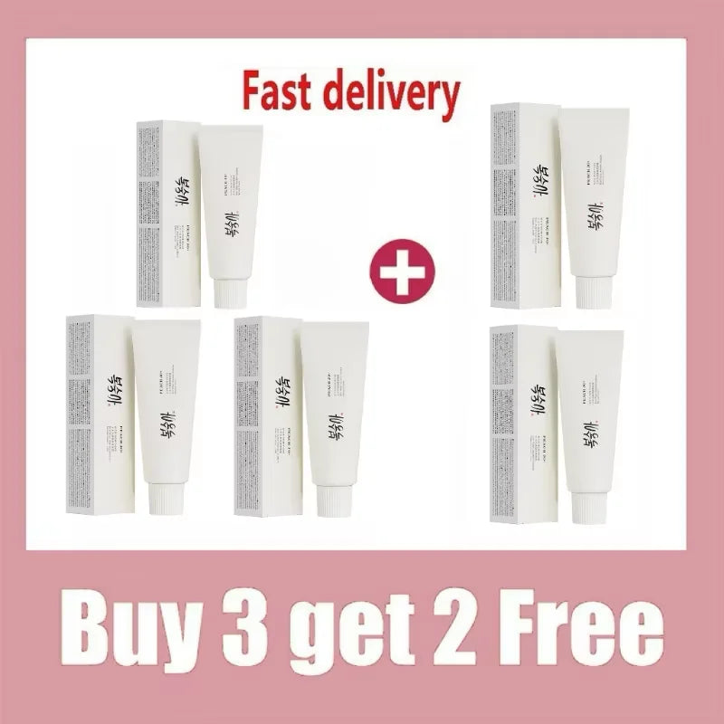 Sheromom's Korean Rice Extract Cream Spf50+ Hydrate Moisturizing Improve Dullness Even Out Brighten Skin Tone Last Light-feeling Concealer