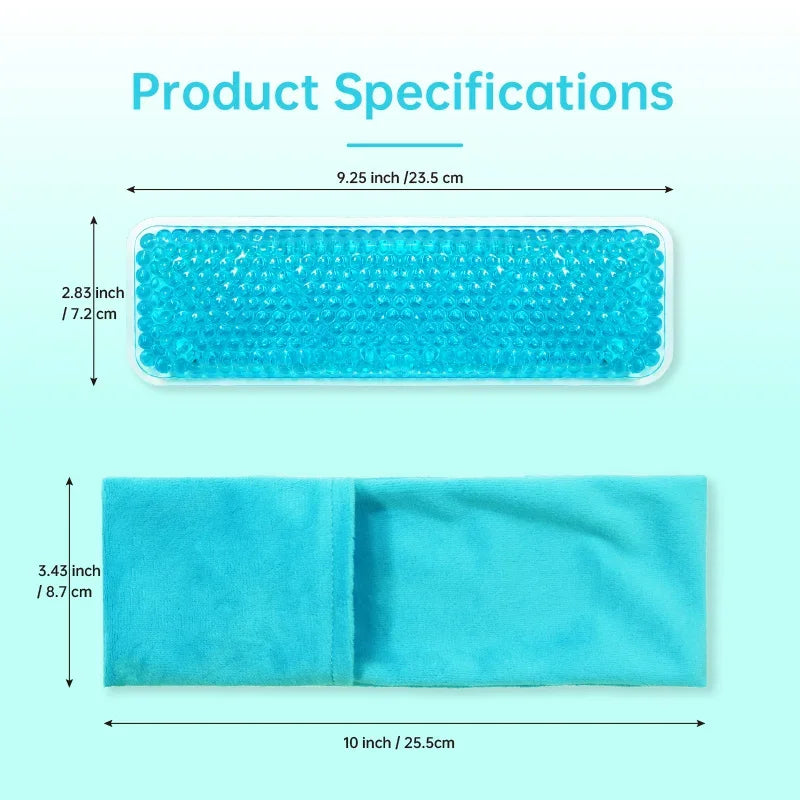 Sheromom's Reusable Postpartum Cooling Gel Bead Ice Pack, Ideal for Pregnancy & Delivery, Includes Washable Sleeve, Soothes Postpartum