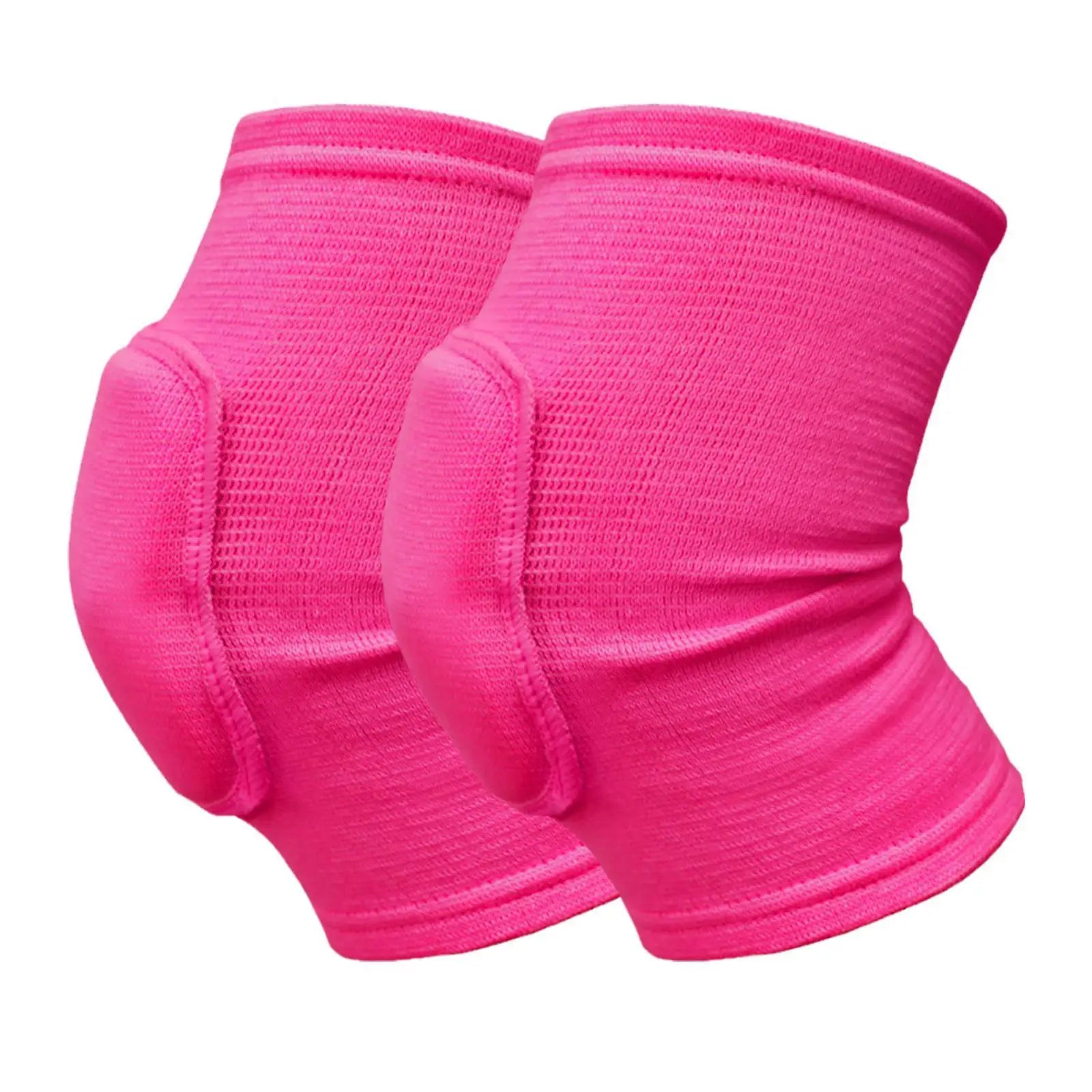 Sheromom's 2pcs Sports Compression Knee Pads Elastic Knee Protector Thickened Sponge Knee Brace Support for Dancing Workout Training