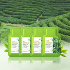 Sheromom's 4pcs Green Tea Skin Care Sets Trial Pack Korean Cosmetics Acne Treatment Face Cream Eye Cream Face Care Set for Women Sakura Kit