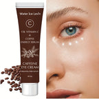 Sheromom's Caffeine Recovery eye Cream with 15% Vitamin C to Lighten dark circles and Tighten Skin Instant Eye Repair Essence Women's Eye Care