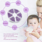 Sheromom's Breast Therapy Pads, Hot Cold Breastfeeding Gel Pads, Breastfeeding Essentials and Postpartum Recovery, Nursing Pain Relief