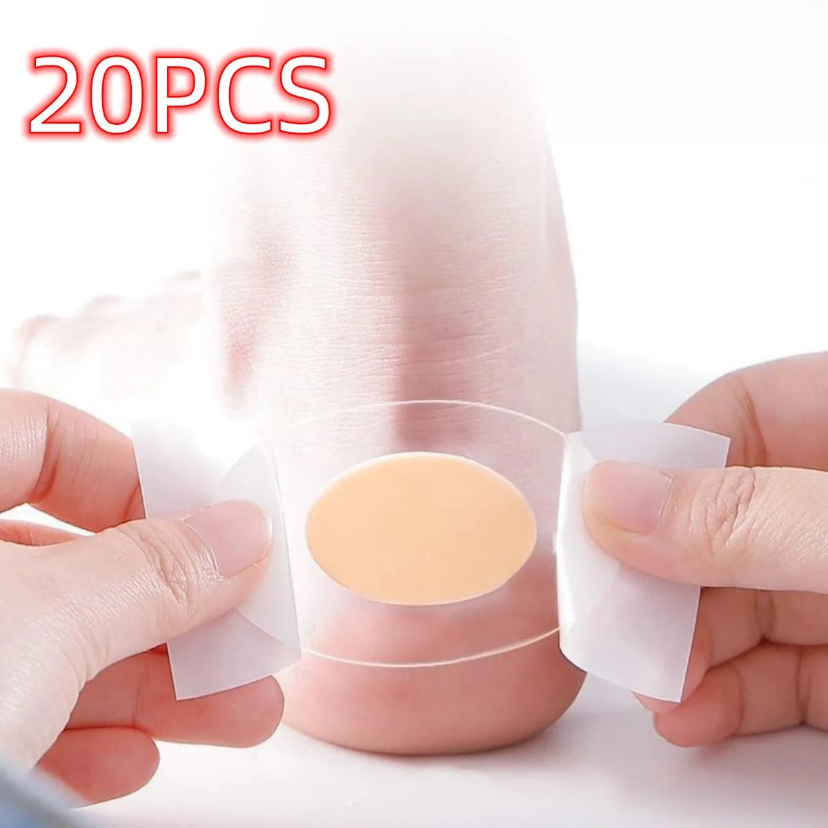 Sheromom's 20/30pcs Gel Grip Heel Protector Adhesive Foot Patches Blister Pads Heel Liner Shoes Stickers Plaster Foot Care Cushion