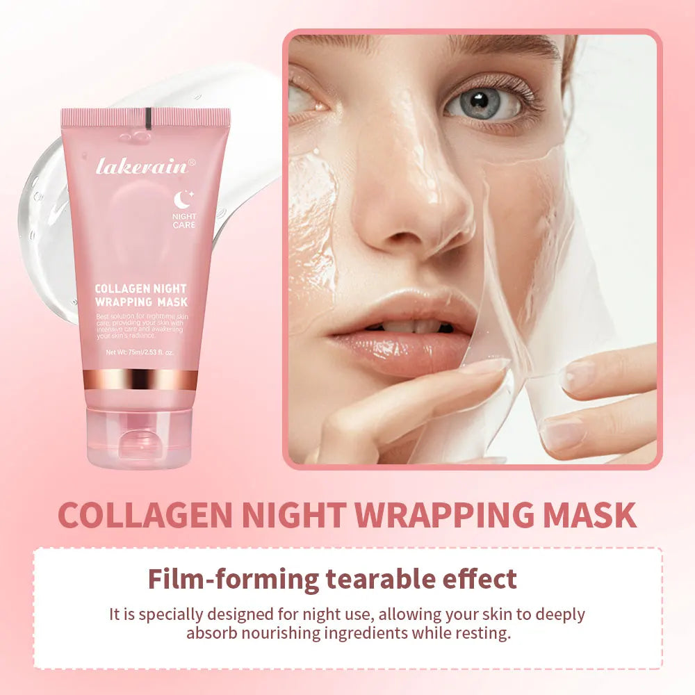 Sheromom's Korean Deep Collagen Mask Peel Off Mask Face Anti-Wrinkle Lifting Skin Care Masks Bio Pack Night Wrapping Woman Overnight Skin