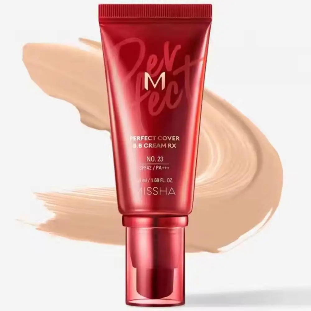 Sheromom's Original Korean Cosmetic BB Liquid Foundation Concealer Cream Facial Makeup Skin-Nourishing Waterproof Oil Control Long-lasting